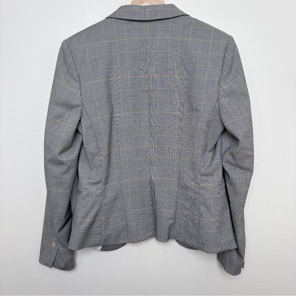 H&M Womens 6 Grey Houndstooth Fitted Blazer - Picture 12 of 12